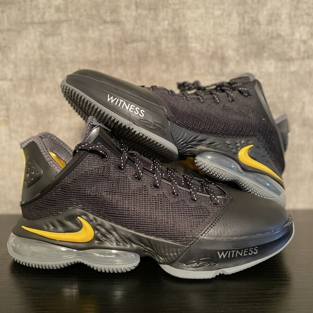 Nike Lebron 19 Low Witness Black University Gold DH1270 002